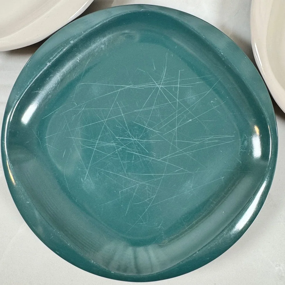 Vintage Boontonware Assorted Lot of 5 Melmac‎ Bread Plates Melamine Midcentury